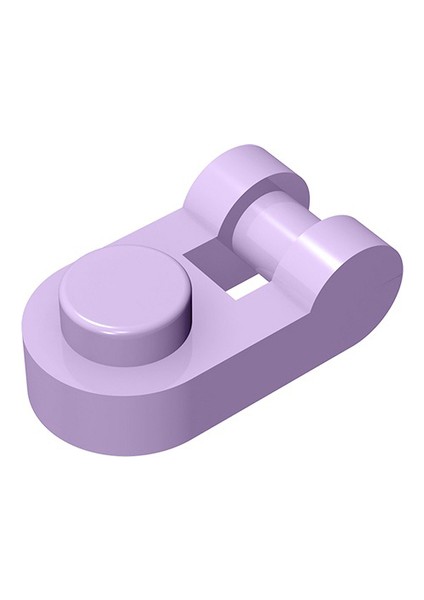 LAVENDER-325 10 Adet Moc Uyumlu Parçacıklar 26047 Plaka Yuvarlak 1 x 1 Bar Kolu ile Yan Yapı Taşı Parçası Eğitici Teknoloji Oyuncak (Yurt Dışından)