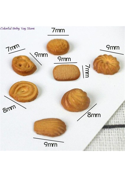 Resim Olarak 1/12 Sevimli Mini Simülasyon Tost Gıda Kek Dollhouse Minyatür Gıda Kahvaltı Aperatif Mutfak Oyuncaklar Minyatür Dıy Zanaat Oyuncaklar (Yurt Dışından)