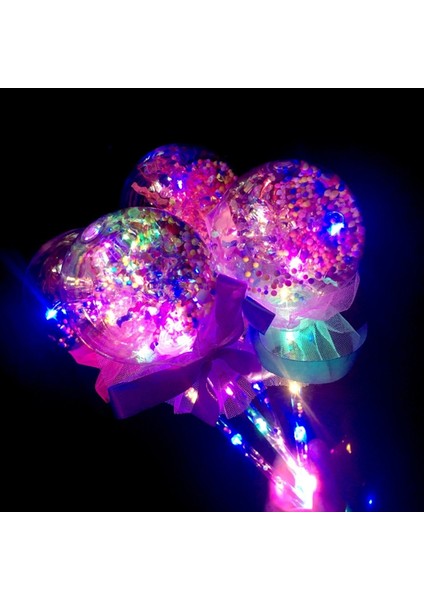 1 Adet x Kelebek Prenses Değnek Yanıp Sönen Sihirli LED Sopa Oyuncak Göz Kamaştırıcı Işık ile Kristal Aydınlık Top Çocuk Kız Favor Rave Ralli Sahne (Yurt Dışından) fırsatları