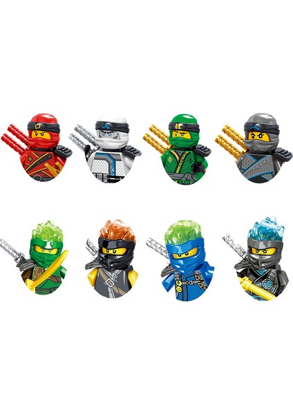 A014 Ninja Bebek Anime Figürleri Frakjaw Garmadon Jay Zane Kai Lloyd Samukai Cole Harumi Pythor Nuckal Wu Yapı Taşları Çocuk Oyuncakları (Yurt Dışından)