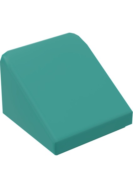 Koyu TURKUAZ-107 Moc 54200 50746 Eğim 30° 1X1X2/3 Tuğla Geçiş Yakalama Yüksek Teknoloji Yapı Taşları Parçaları Dıy Eğitim Teknoloji Parçaları Oyuncaklar (Yurt Dışından)