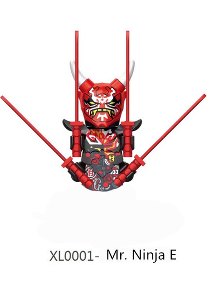 A037 Ninja Figürü Yapı Taşı Nya Lloyd Lord Garmadon E Bay Kafatası Sihirbazı Moro Omega Chokun Anime Bebek Modeli Tuğla Çocuklar Için Oyuncak Hediyeler (Yurt Dışından)