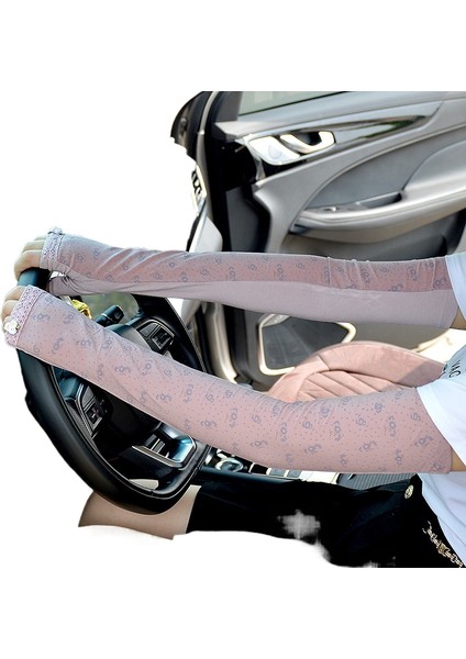 Güneş Koruması ve Uv Koruması Buz Ipek Kollu Ince Uzun Kollu (Yurt Dışından)