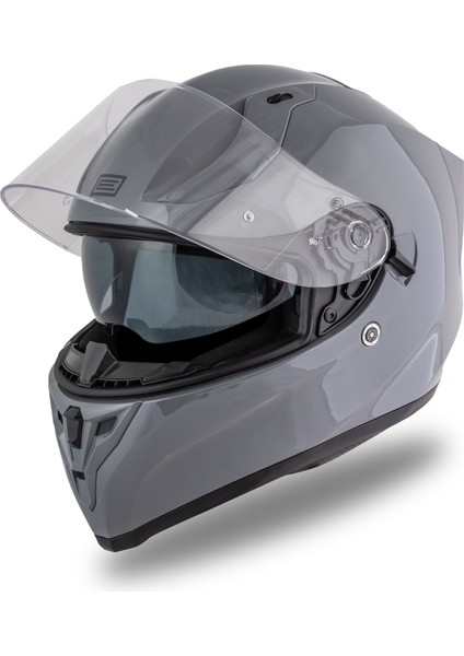 Strada Nardo Gri Kask ( Güneş Vizörlü )