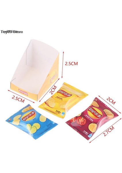 5 Adet 1 Takım Kawaii Mini Simülasyon Patates Cipsi Modeli Dollhouse Minyatür Oyun Mutfak Gıda Bebek Oyuncak Taklit (Yurt Dışından) modelleri