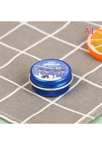 1 Adet Boş Kutu 1 Takım 1/12 Dollhouse Minyatür Danimarka Kurabiye Mavi Teneke Kutu Seti Mutfak Aksesuarları 37*17MM (Yurt Dışından)