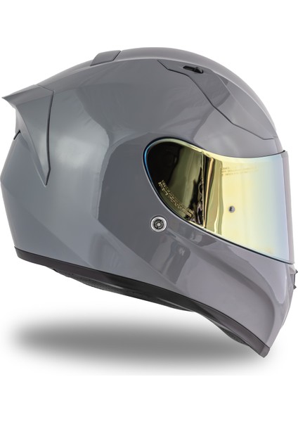 Strada Nardo Gri Kask ( Güneş Vizörlü )
