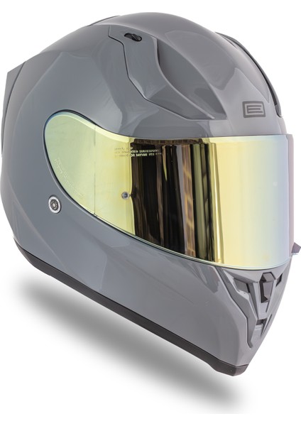 Strada Nardo Gri Kask ( Güneş Vizörlü )