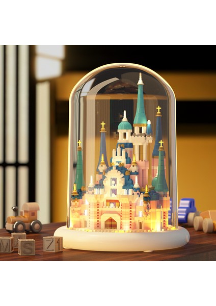 Yeni Yaratıcı Yapı Taşları Buket Ahşap Evler Monte Puzzle Çocuk Oyuncakları Süsler Hediye (Yurt Dışından)
