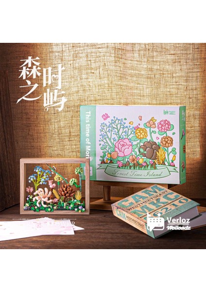 Yeni Yaratıcı Yapı Taşları Buket Ahşap Evler Monte Puzzle Çocuk Oyuncakları Süsler Hediye (Yurt Dışından)