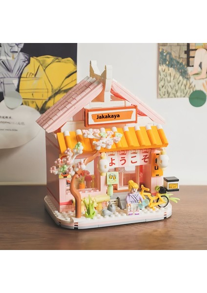 Yeni Yaratıcı Yapı Taşları Buket Ahşap Evler Monte Puzzle Çocuk Oyuncakları Süsler Hediye (Yurt Dışından)