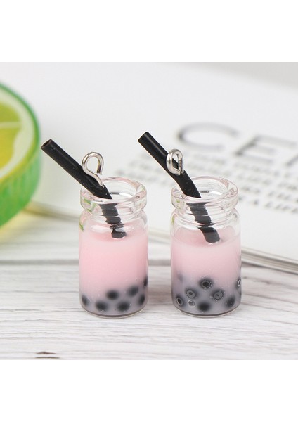 Resim Olarak Mini Milkshake Dondurma Limon Süt Meyve Çayı Su Bardağı Çilek Muz Minyatürleri Dollhouse Aksesuarları Bardaklar Mutfak Oyuncakları (Yurt Dışından)