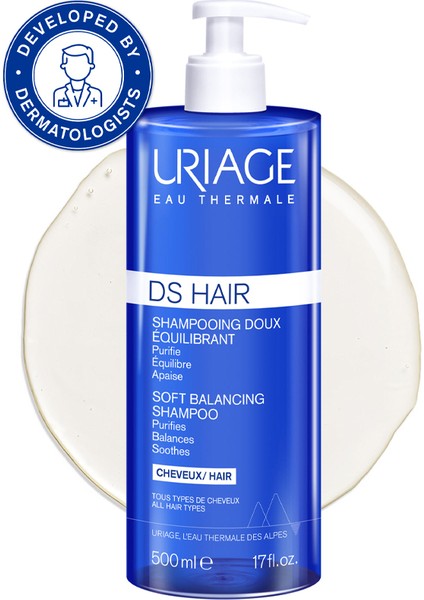 Uriage Ds Hair Soft Balancing Shampoo - Kepek Karşıtı Saç Bakım Şampuanı 500ML