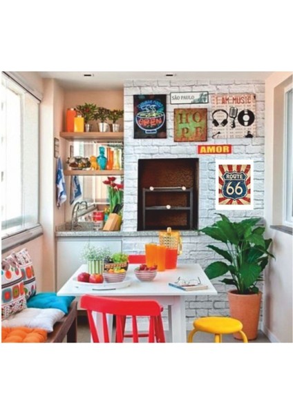 Retro metal poster 29x19, kesme tipi, 4 yıl garanti, şık dekoratif ürün fiyatları