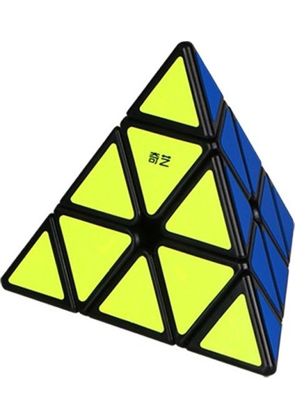 Çoklu Piramit Sihirli Küp 3x3 Cubo Magico Wca Rekabet Öğrenme Eğitim 3X3X3 Piramit Bulmaca Küp Çocuklar Için (Yurt Dışından)