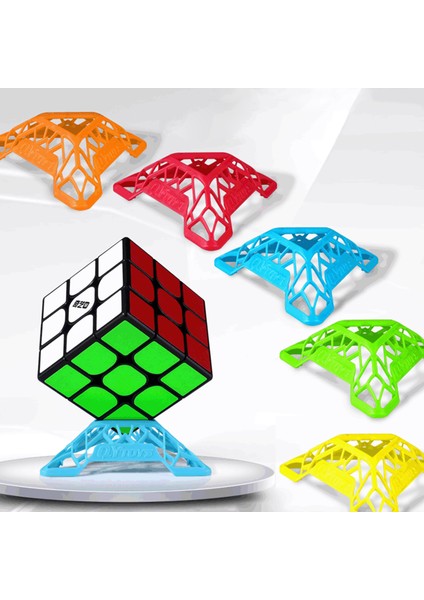 Rastgele 1 Adet Sihirli Küp Standı Çok Renkli Mini Hız Küp Bulmaca Tripod Plastik Küp Tabanı Tutucu Erken Eğitim Öğrenme Oyuncaklar Hediyeler (Yurt Dışından) fiyatları