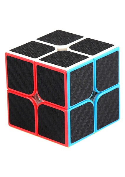 1 Adet 3X3X3 ve 2*2 Karbon Fiber Etiket Sihirli Küp Bulmaca 3x3 Hız Cubo Magico Kare Bulmaca Hediyeler Çocuklar Için Eğitici Oyuncaklar (Yurt Dışından)