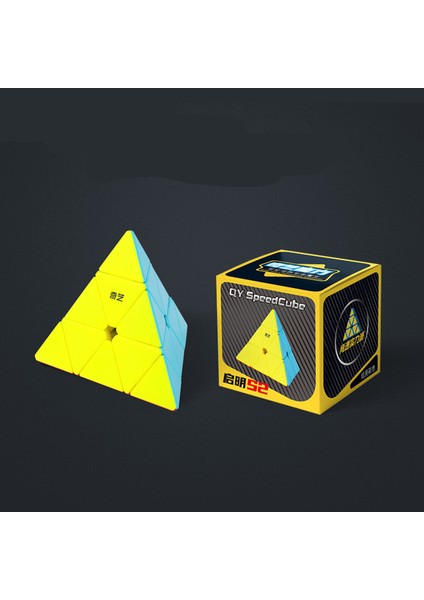 S2 Qıyı Qiming S2 Pyraminx 3X3X3 Manyetik Sihirli Küp Hız Küp Piramit Profesyonel Bulmaca Fidget Oyuncaklar Çocuk Hediyeleri (Yurt Dışından)