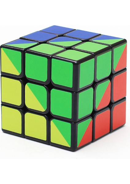 1 Adet Renkli Etiket 3X3X3 Küp 3x3 Küp Hızı Profesyonel 3 Oyuncu Üçgen Şekli Büküm Eğitici Çocuk Oyuncakları Sihirli Küpler (Yurt Dışından) modelleri