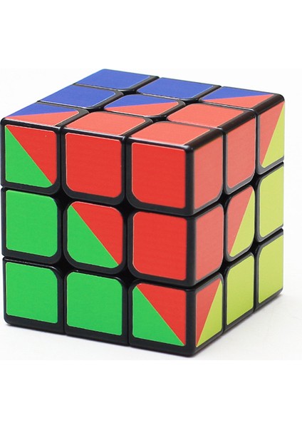 1 Adet Renkli Etiket 3X3X3 Küp 3x3 Küp Hızı Profesyonel 3 Oyuncu Üçgen Şekli Büküm Eğitici Çocuk Oyuncakları Sihirli Küpler (Yurt Dışından) fırsatları