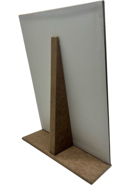 Yerli Üretim Süet Kumaş Sütlü Kahve Renk Tırnaklı Ayaklı Tesbih-Kolye-Zincir Sergileme Standı modelleri