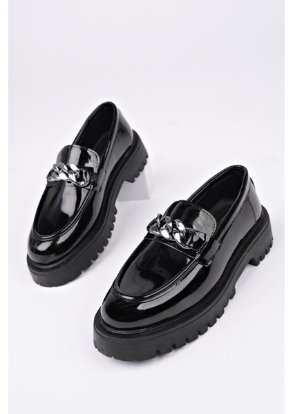 Daily Kalın Taban Tokalı Günlük Casual Makosen Kadın Loafer Ayakkabı