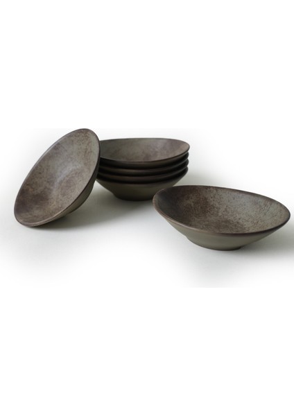 Mat Toprak Stella Yemek Tabağı 22 cm 6 Adet 20572