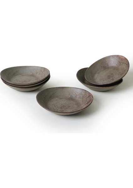 Mat Toprak Stella Yemek Tabağı 22 cm 6 Adet 20572
