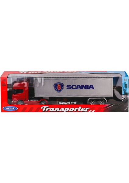 32671S-W Welly Scania Transporter V8 R730 1:24 -Karsan Oyuncak