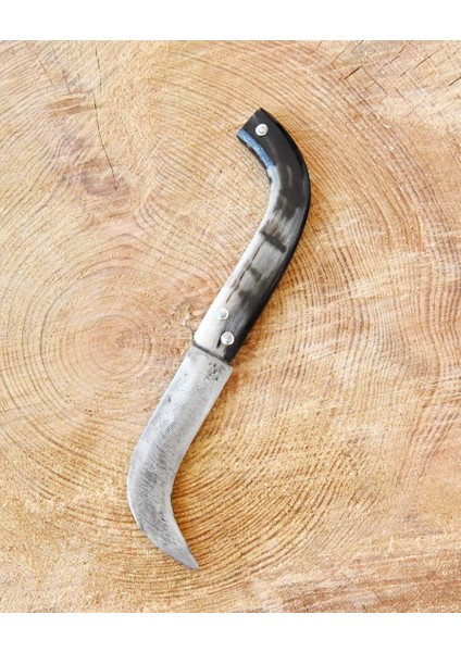 Tapan Ters Aşı ve Budama Bıçağı 21 cm Kara Çelik Boynuz modelleri