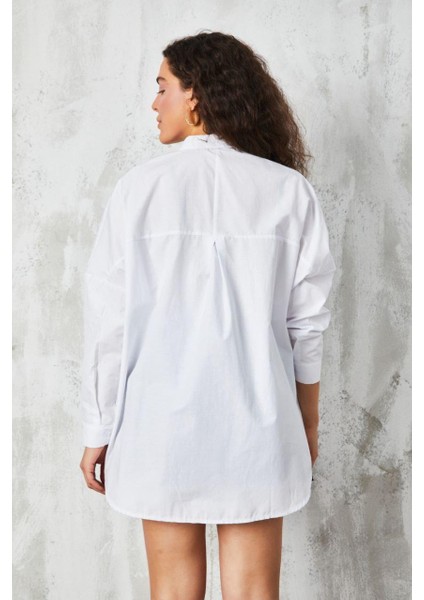 Taşlı Gömlek Beyaz fiyatları