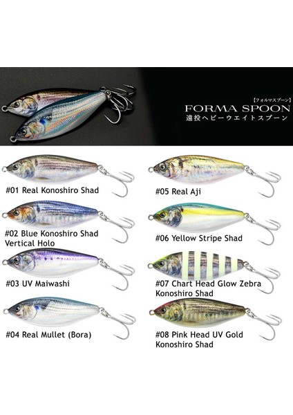 Forma Spoon 72MM 38GR Kaşık fiyatları