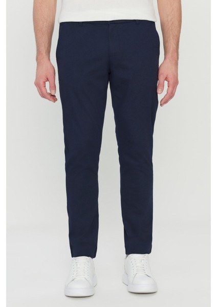 Pamuklu Slim Fit Dar Kesim Yan Cep Esnek Casual Pantolon