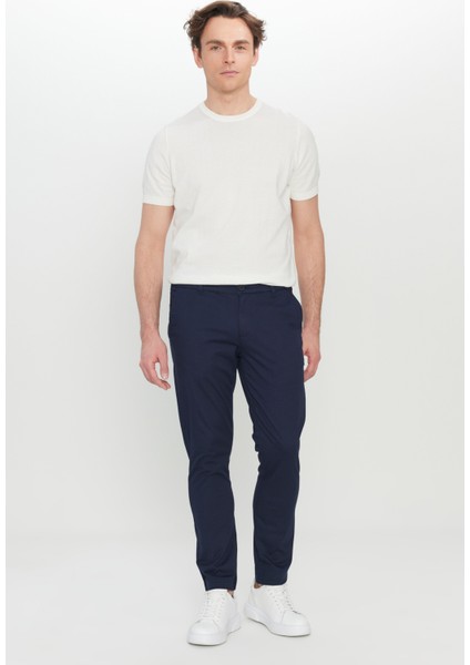 Pamuklu Slim Fit Dar Kesim Yan Cep Esnek Casual Pantolon fiyatları