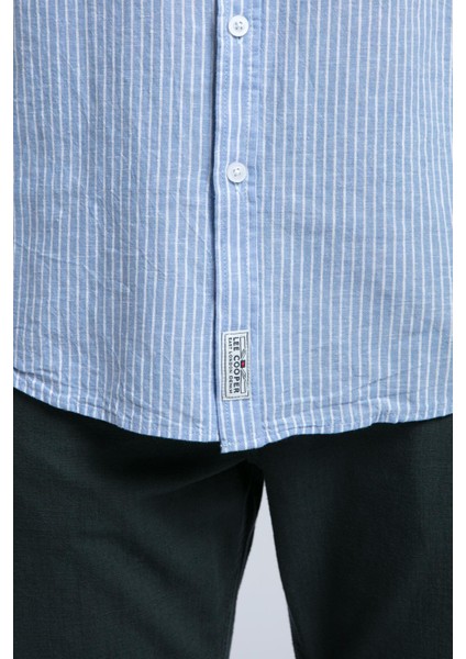 Raul Erkek U.kol Dokuma Gömlek Mavi-Beyaz fırsatları