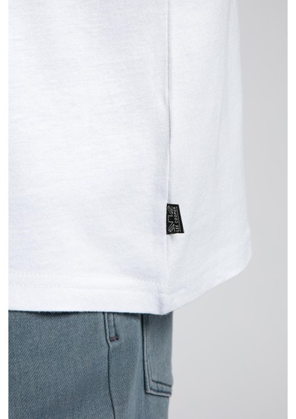 Gael Erkek O Yaka T-Shirt Beyaz fırsatları