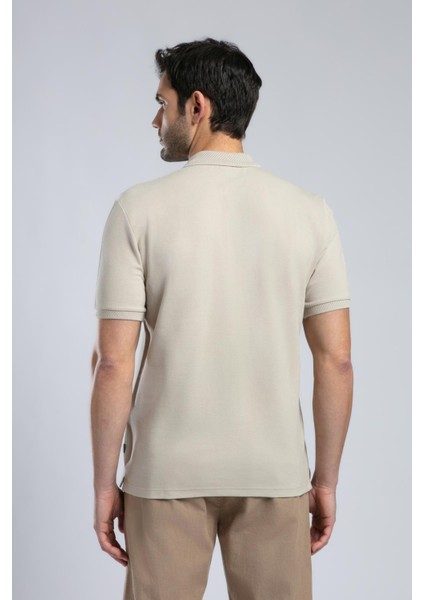 Rolan Erkek Polo Yaka T-Shirt Bej modelleri