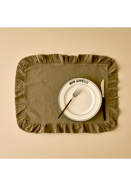%100 Pamuk Elegance Amerikan Servis Haki (35X45 Cm)