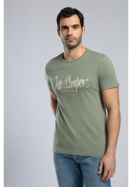 Erkek O Yaka T-Shirt Haki fiyatları