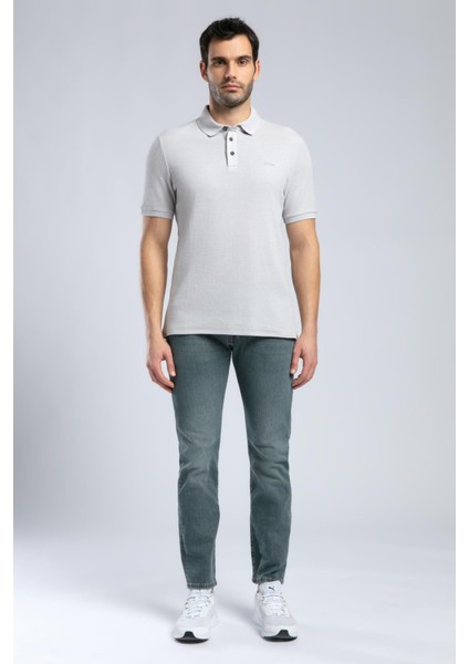 Tylen Erkek Polo Yaka T-Shirt Taş