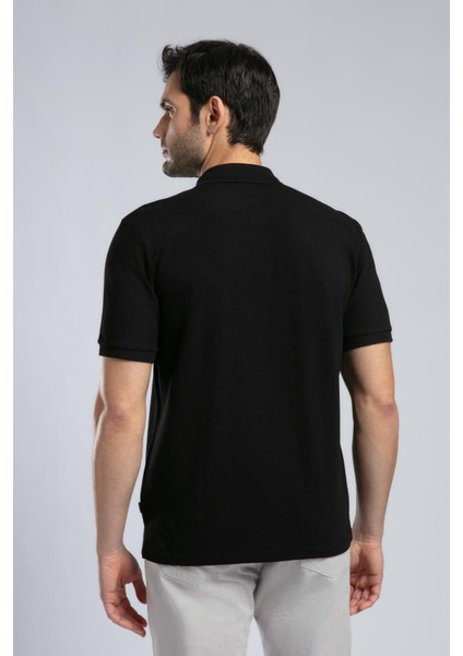 Rolan Erkek Polo Yaka T-Shirt Siyah modelleri