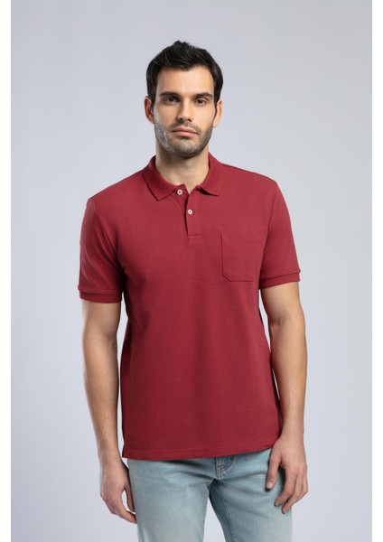 Rolan Erkek Polo Yaka T-Shirt Bordo fiyatları