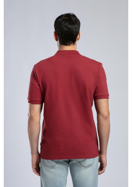 Rolan Erkek Polo Yaka T-Shirt Bordo modelleri