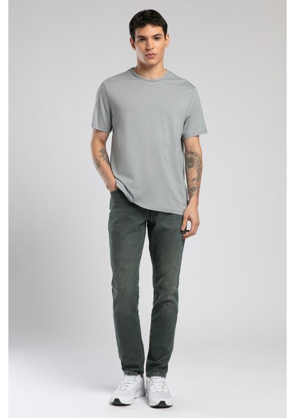 Gael Erkek O Yaka T-Shirt Gri