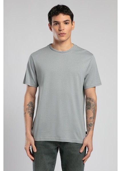 Gael Erkek O Yaka T-Shirt Gri fiyatları