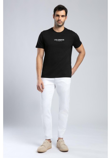 Patrico Erkek O Yaka T-Shirt Siyah