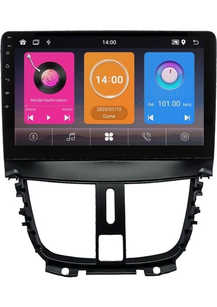 Peugeot 207 Android Multimedya Sistemi (2006-2012) For-X 2/32