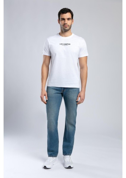 Patrico Erkek O Yaka T-Shirt Beyaz