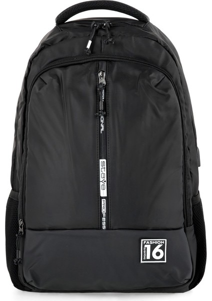 51430 Laptop Korumalı Sırt Çantası Siyah