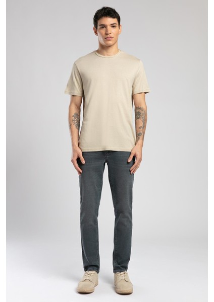 Gael Erkek O Yaka T-Shirt Bej